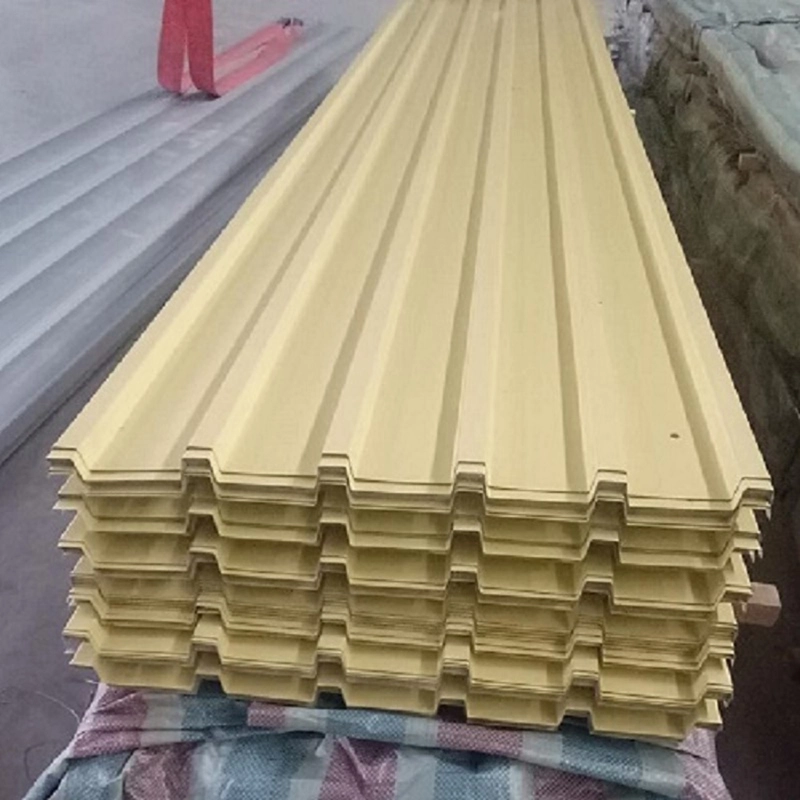 Tablă de acoperiș din oțel acoperită cu culoare
